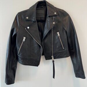 All Saints Leather Biker Jacket